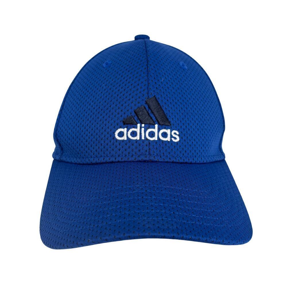Adidas Men's Baseball Cap Size L/XL Adult Blue AeroReady A-Flex Ventilated Back
